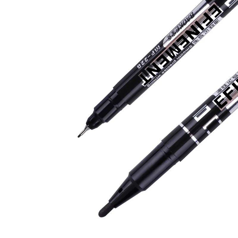 Dual Tip Twin Tip Permanent Marker Pen Permanent Art Marker Pen Non-toxic Paint Fineline Double Ended Sketch Markers