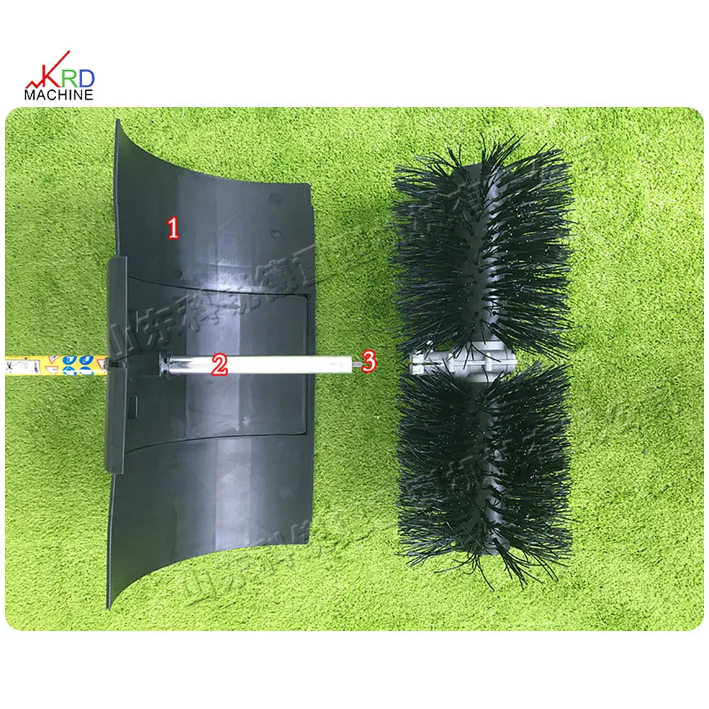 Gasoline turf sweeper Football field sweeping equipment Tennis court cleaning tools Golf course grooming equipment