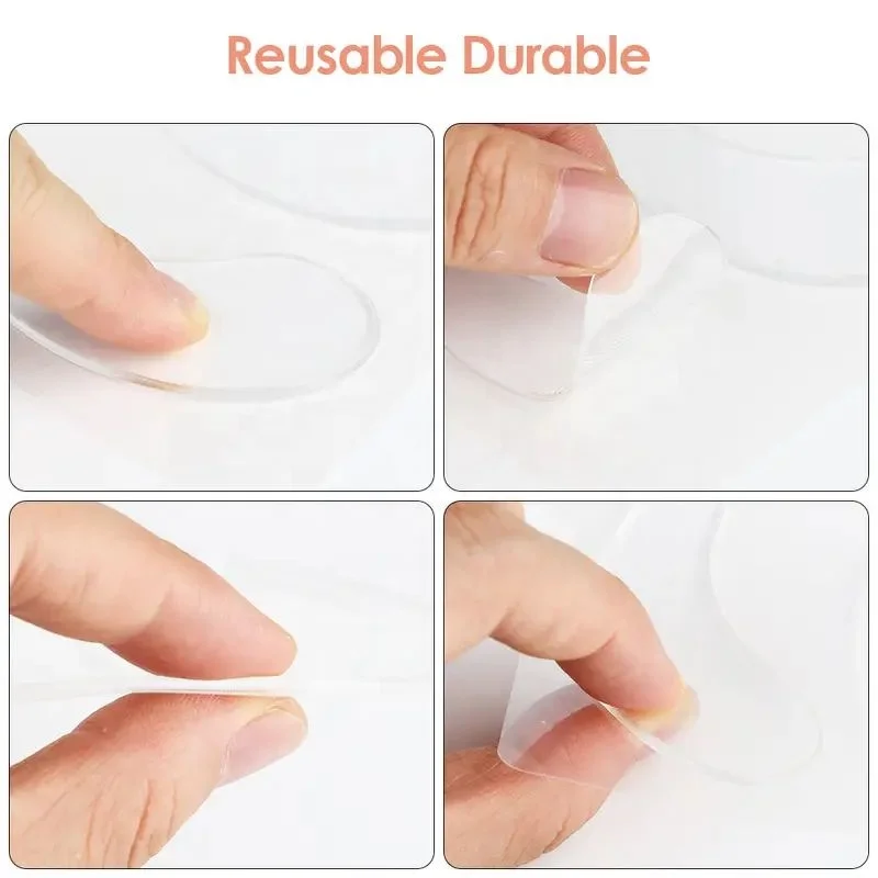 Biumart Multiple Anti Wrinkle Patches Sticker Pad Lifting Care Reusable Silicone Eye Forehead Face Wrinkles Patches