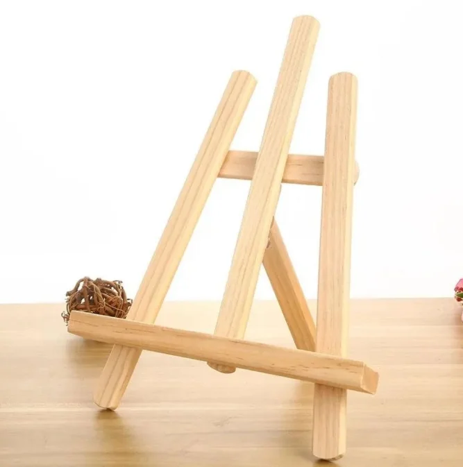 Wholesale Multi Size Kids Small Display Stand Table Oil Painting Small Easel Frame Folding Table Easel