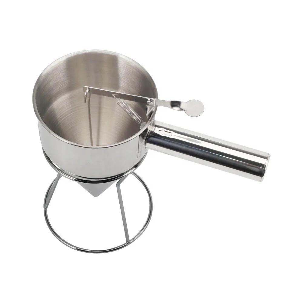 Stainless Steel Funnel With Rack, Chocolate Sauce Separator