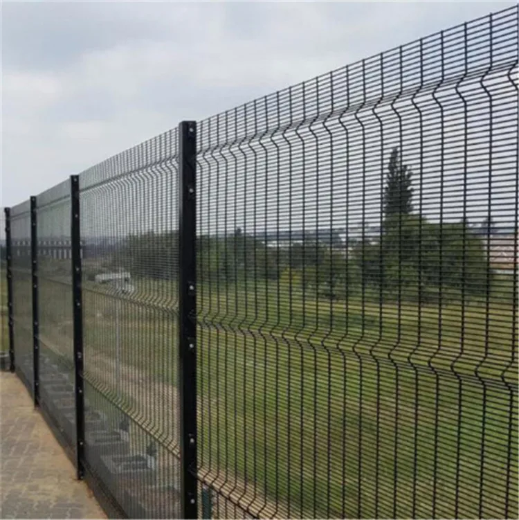 Best Price Anti Climb 358 Security Fencing  3D Metal Wire Fence Panel Home Garden V folds Welded Wire Mesh Fence