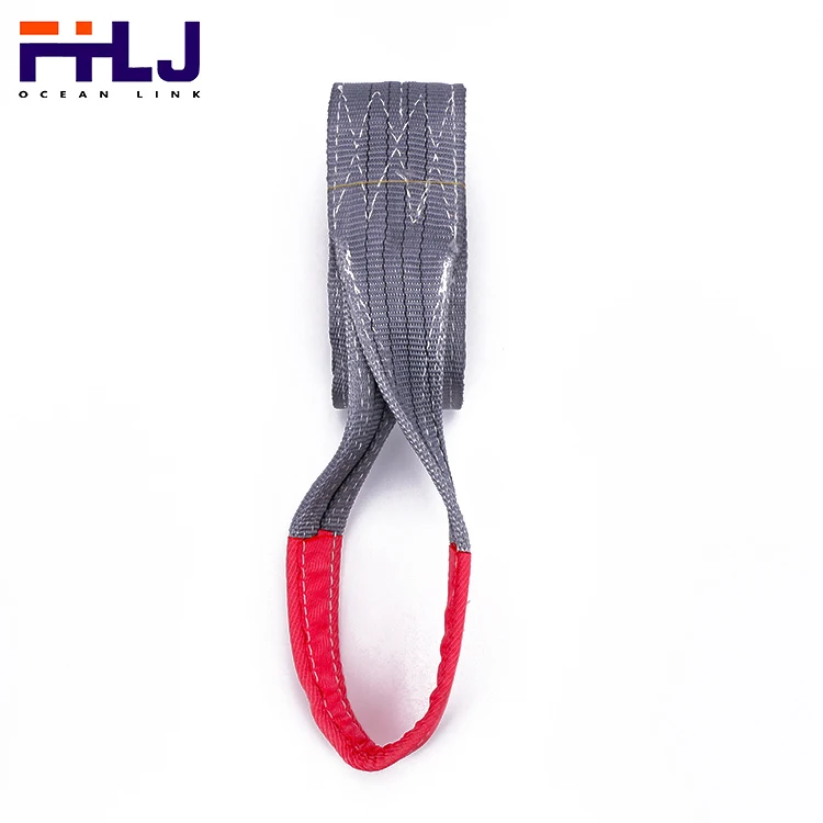 Wholesale 1 inch 1ton 100% Polyester Eye To Eye Flat Webbing Sling