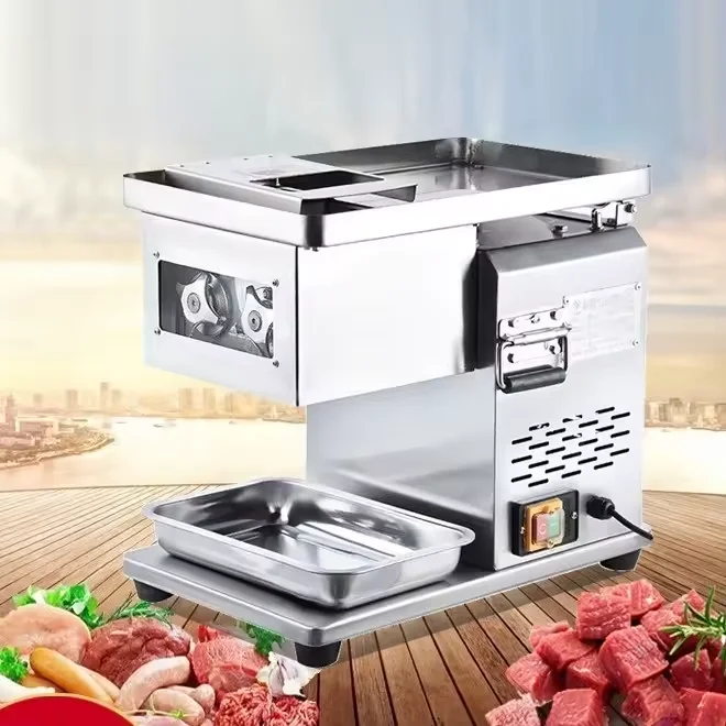 Wholesale Fully Automatic Meat Slicing And Grinding Machine Vegetable Meat Slicing Machine