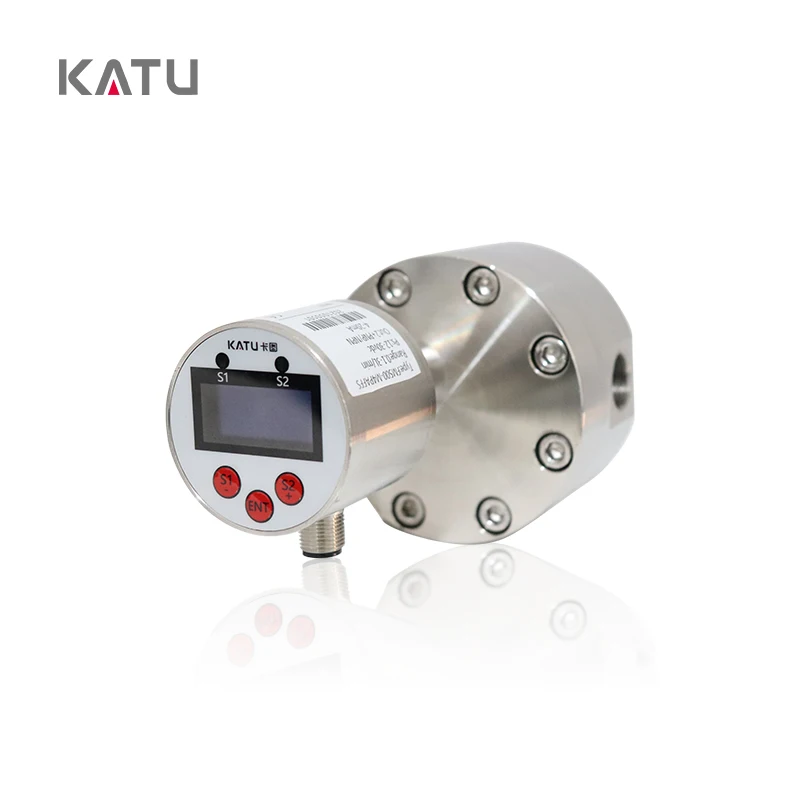 0.5% high precision gear hydraulic lubrication transformer oil fuel glue liquid flowmeter micro flow sensor