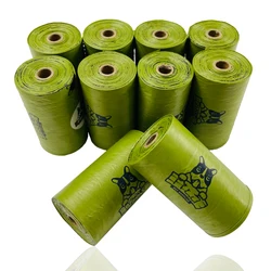 Customized Disposable Printing Pet Waste Bags For Dog Poop biodegradable dog poop bags