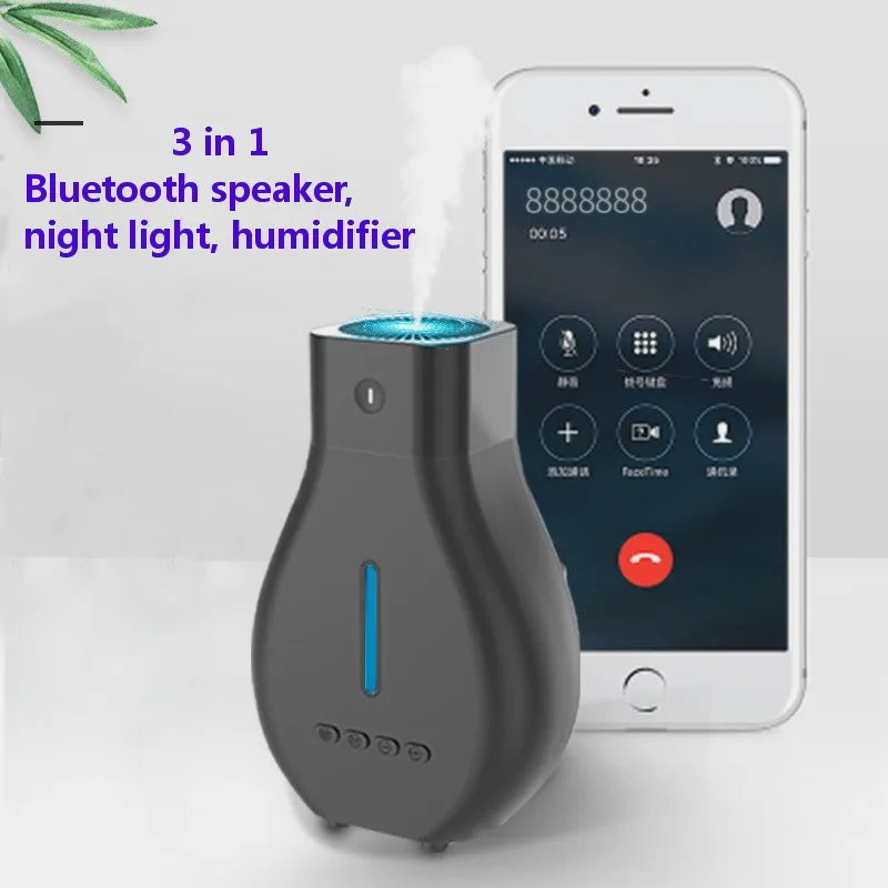 Bluetooth audio humidifier night light home pregnant women baby aromatherapy atomizing musical instruments  humidifier