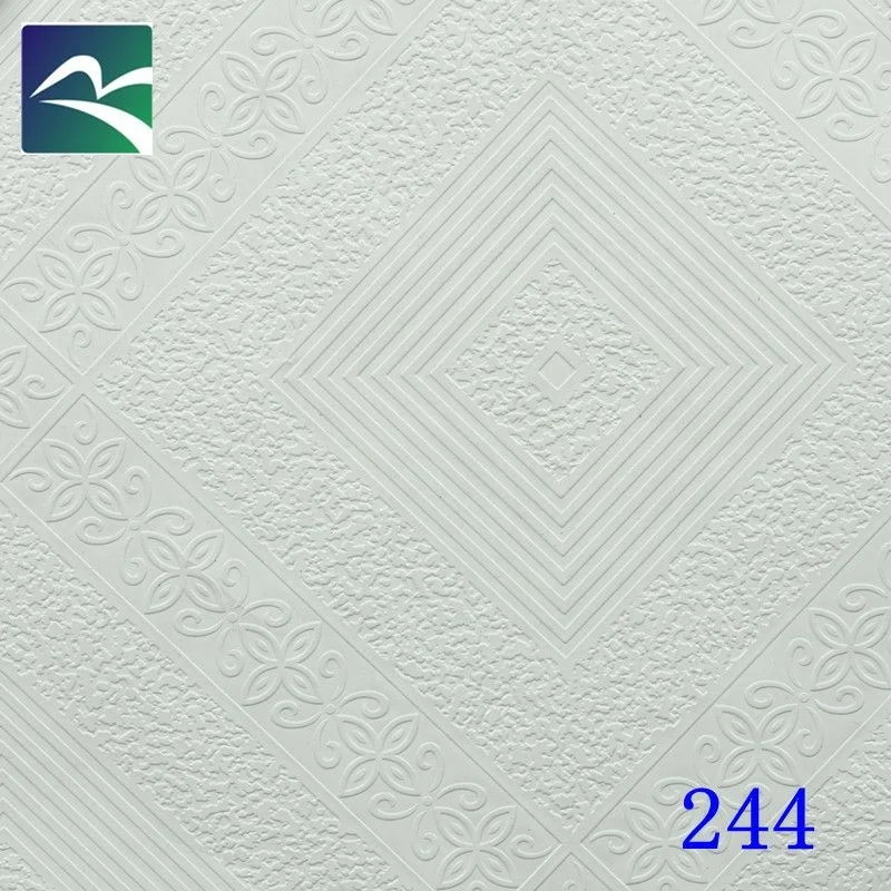 Suspended PVC Vinyl Faced Ceiling Gypsum Board Plasterboard Panels