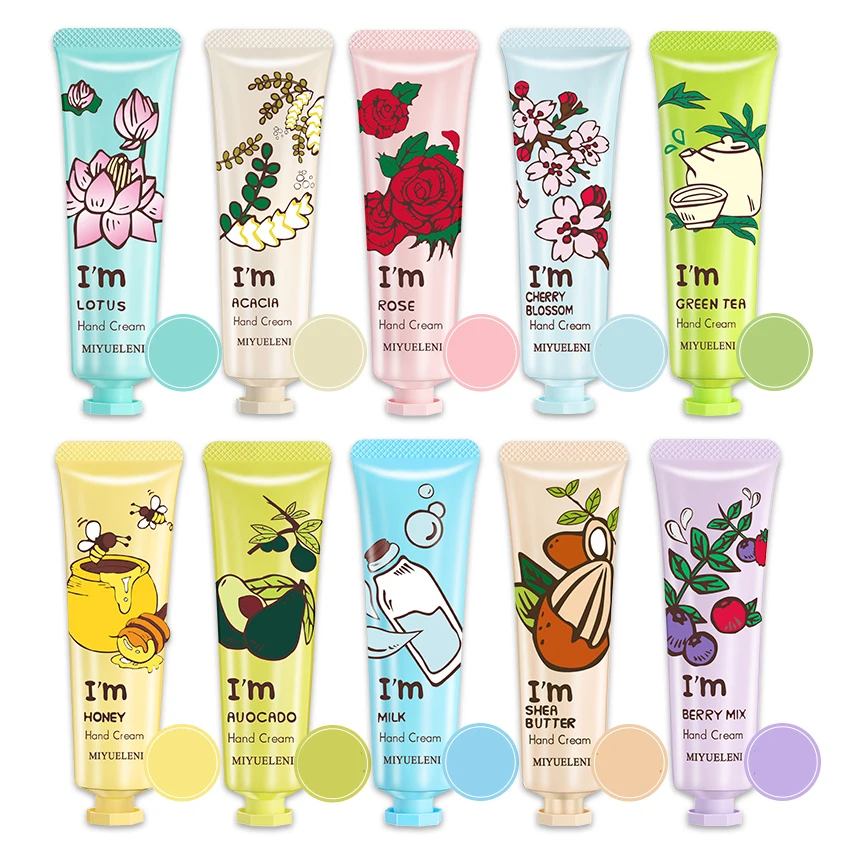 Wholesale Fruit Moisturizing Hydrating Hand Barrier Cream Lotion Anti Aging Wrinkles Hand Cream