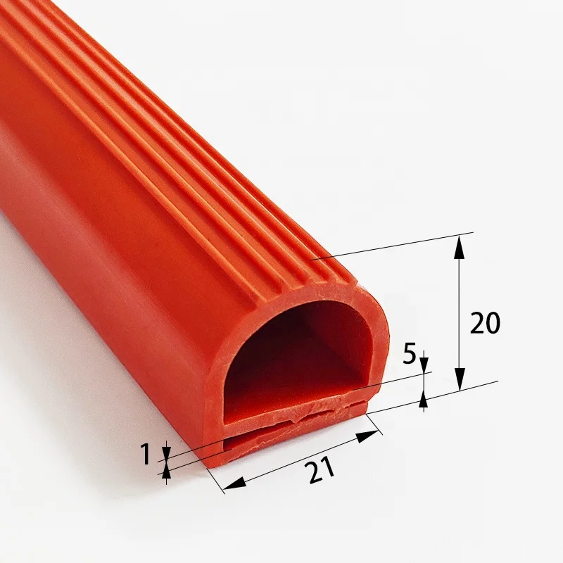 Weather Resistance High-density Heat Proof Durable 3m Door Bottom Silicone Rubber Weather Stripping Door Seal Strip
