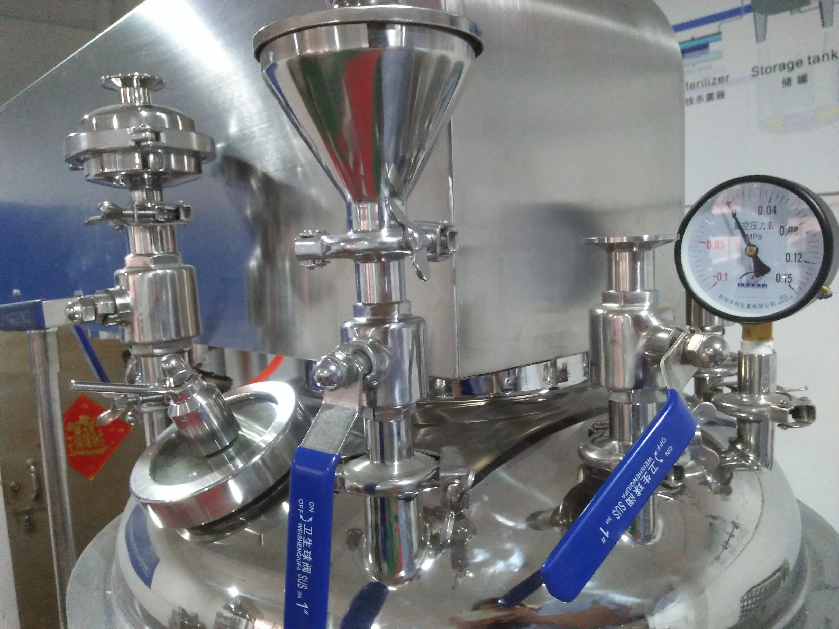 500l High Shear Vacuum Homogenizer Mayonnais Mixer Homogen Emulsifier Mayonnaise Making Machine