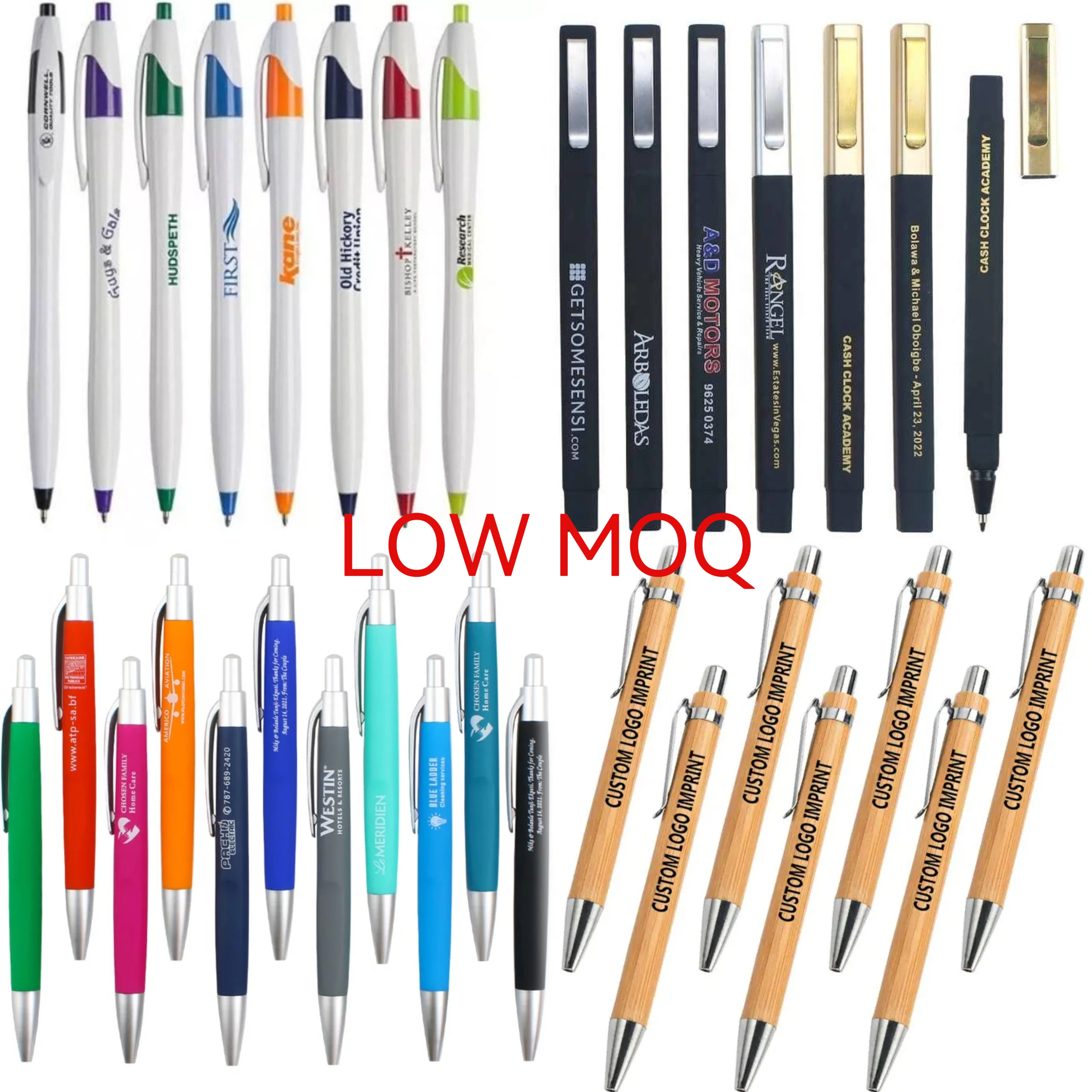 Low MOQ Cheapest Promotional Pen Advertising Gift Custom logo Plastic Ballpoint Pen Personalized Pen