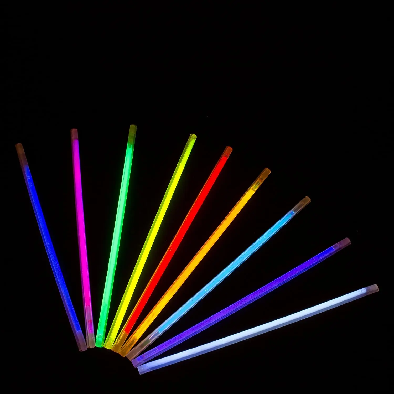 Wholesales led glow drinking straw neon glow in the dark straws for drink