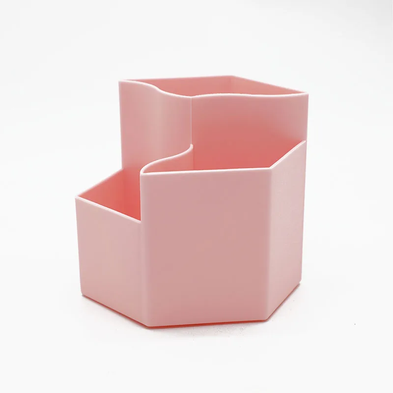 Cheap Student Office Plastic 3 Slots Desk Pen Holder Organizers