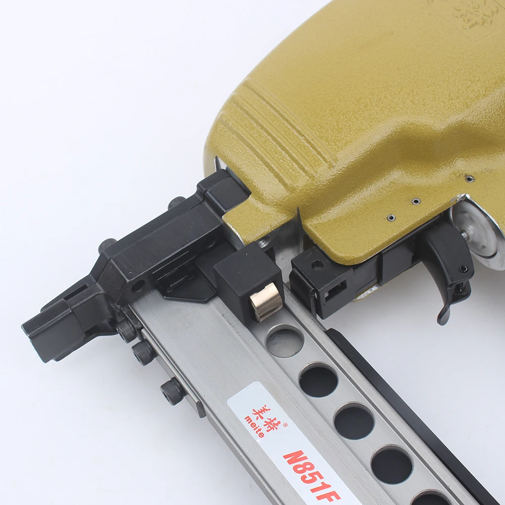 16 GA N851F Air Nailer Continuous Shots U-type Nail Gun Heavy Duty  Pneumatic Staple Guns  For Furniture Pallet 51mm 16 GA