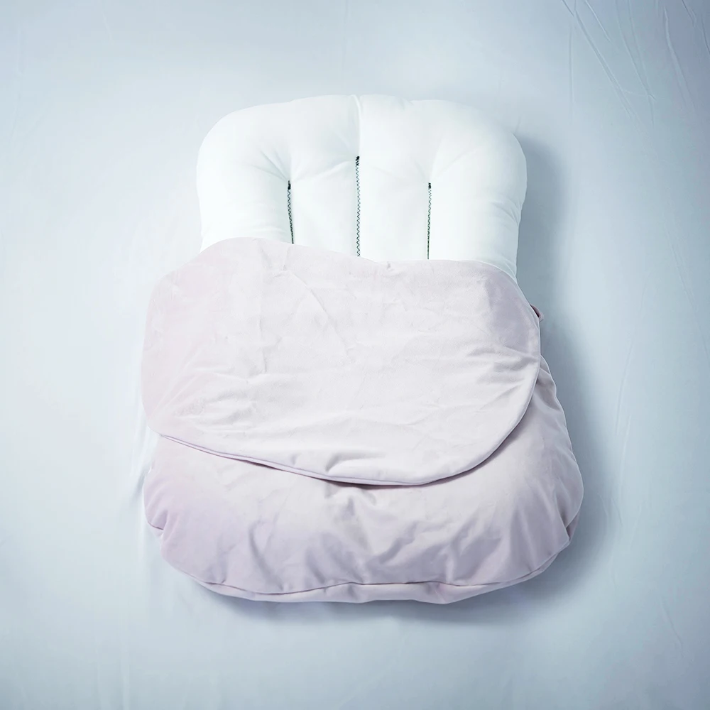 LUKELULU Safety Cot Soft Baby Born Crib Sleep Mattress Bassinet Swing Toddler Newborn Folding Travel Cotton Baby Nest Snuggle Be