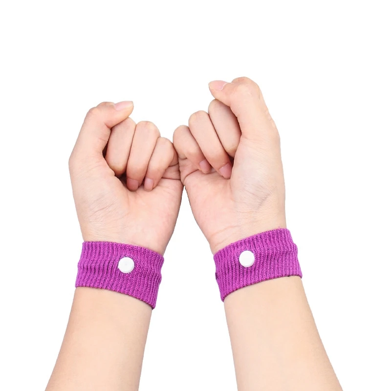 New product Motion Sickness Bands Nausea Wristbands for Car Sickness, Relief Wristbands for Morning Sea Flying Travel