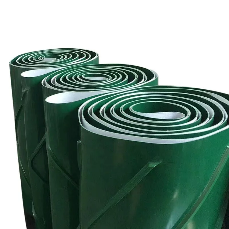 High Quality Green Rough Surface PVC  Conveyor Belt for Industry