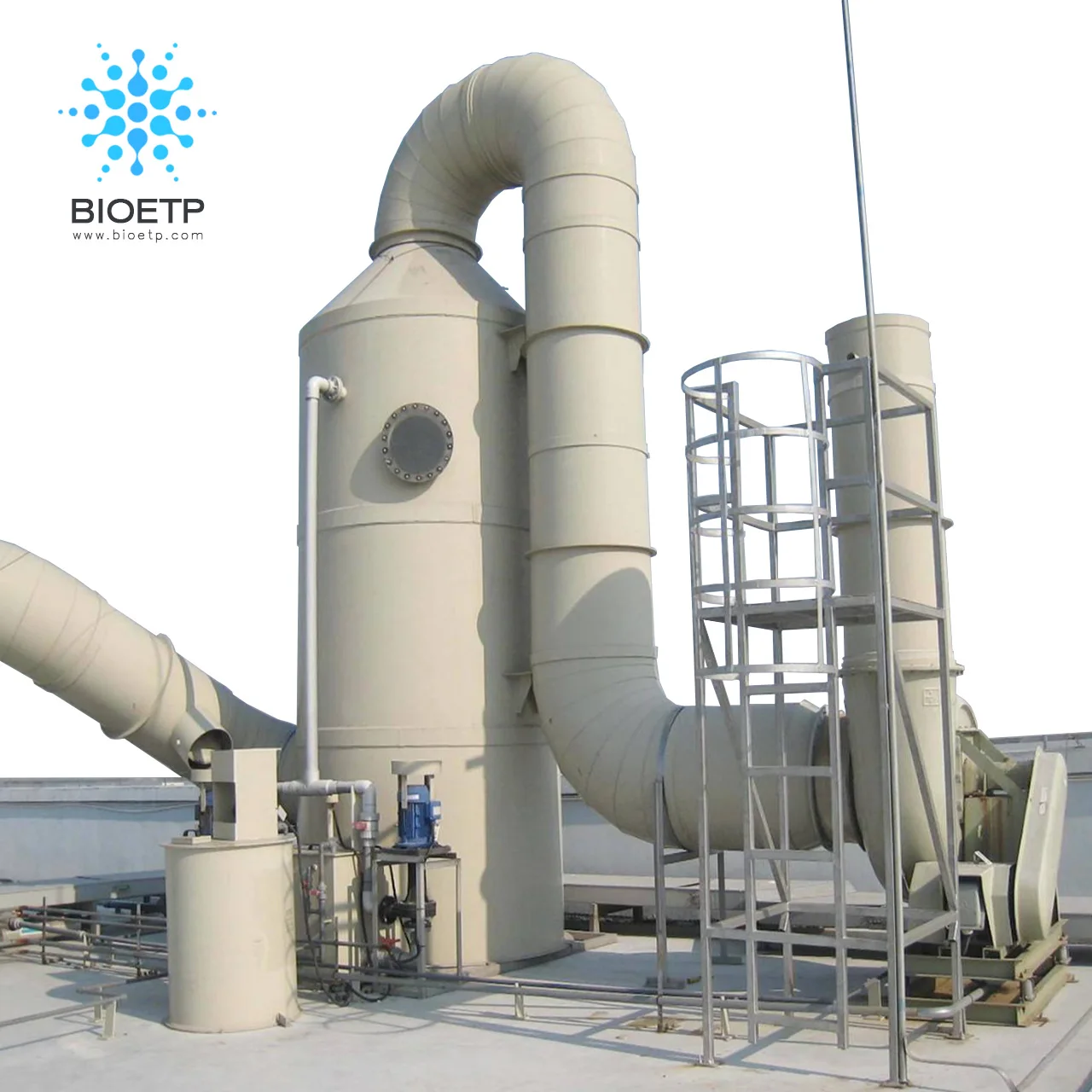 High Purification Absorption Tower For Acid Mist Treatment