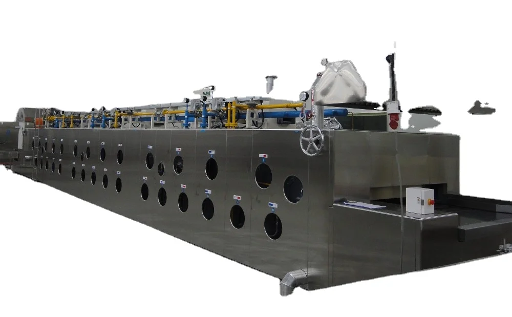 Bossda supply high temperature resistant with stainless steel mesh belt  built-in oven for baking bread cake