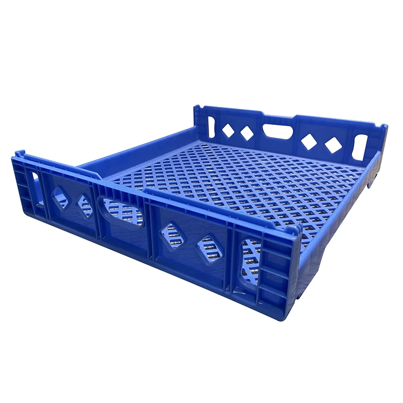 Plastic Stackable Crate HDPE Food Grade Moving Crate Transport Stackable Plastic Bread Tray Bakery Crate for Bread
