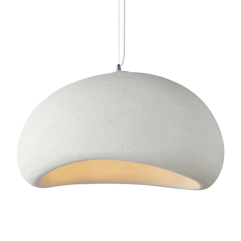 Modern Pendant Light Kitchen White Minimalist Dome Hanging Light Pendant Lamp for Dining Room