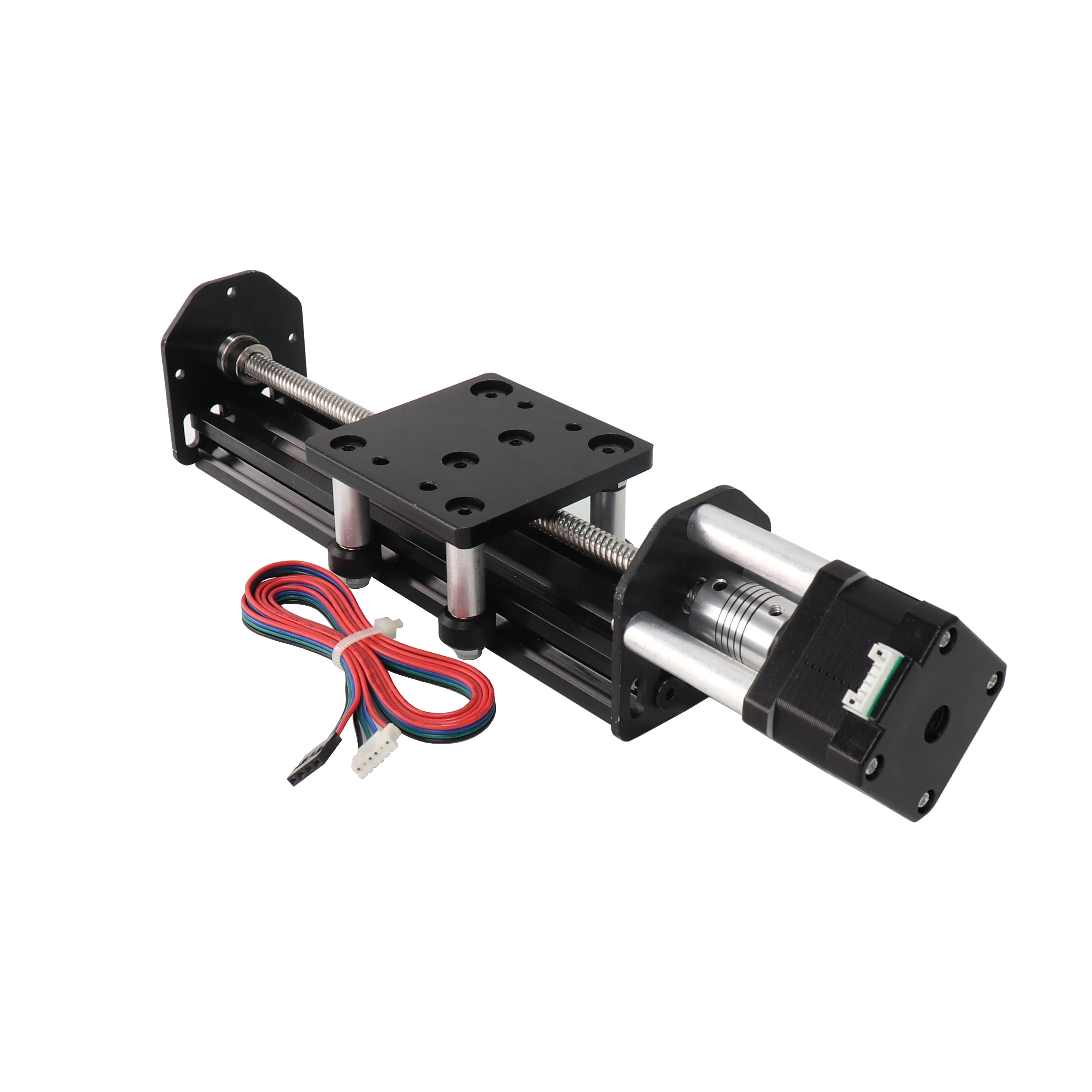 
nema17 stepper motor Effective travel 300mm precision linear slide manipulator HPV4 linear screw guide slide module 