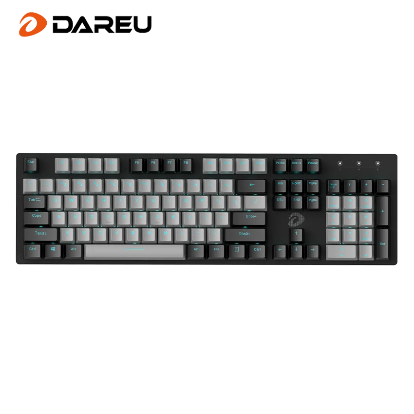 Проводная оригинальная металлическая игровая механическая клавиатура Dareu A840 с 104 клавишами, USB Type C для любителей игр A840 BG