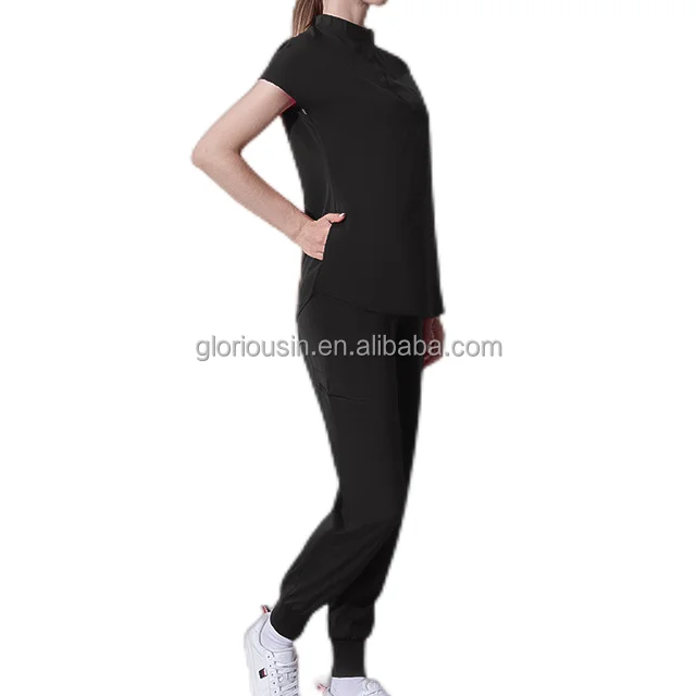 GloriousIn RTS Scrubs 2023 Theatre Houseman Veterinary Uniforms Men Grey Jackets Stretchy Nice Brand Zippers Koi