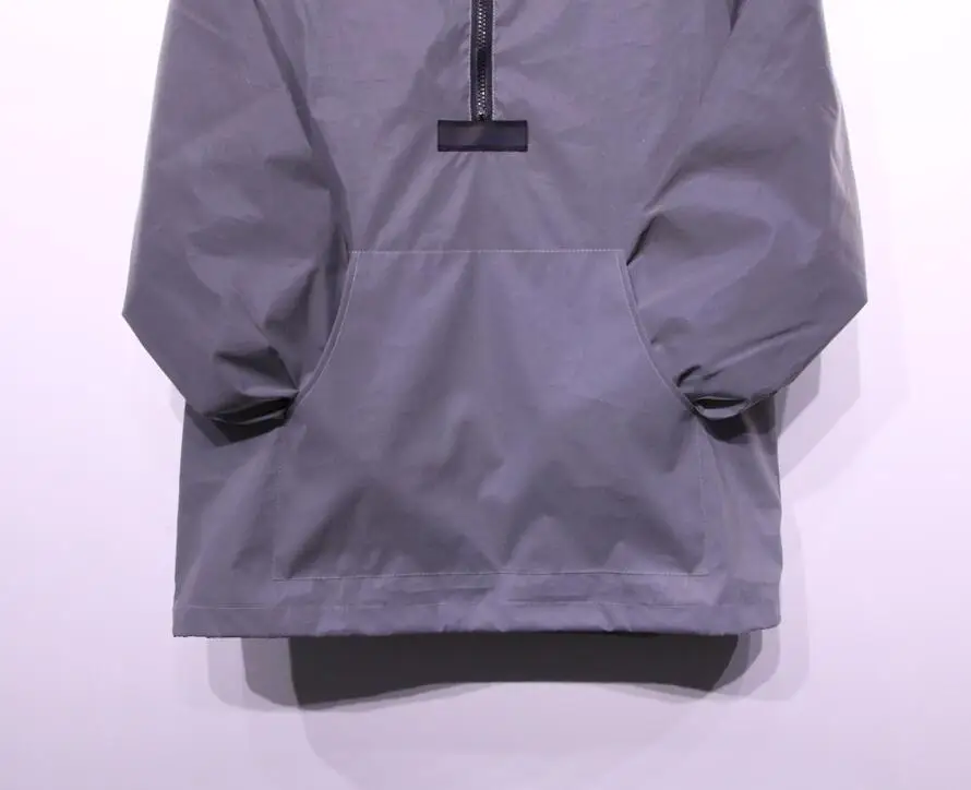 Wholesale Half Zip Pullover Reflective Windbreaker Jacket Man