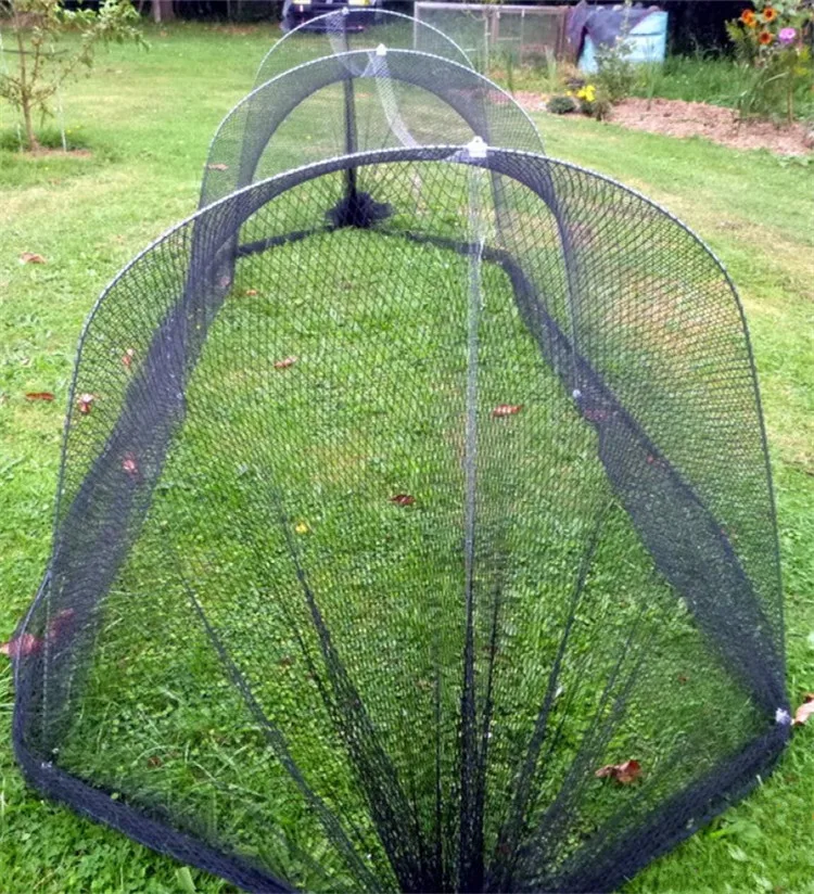 Black knotless heavy duty anti bird netting agricultural for fruit tress