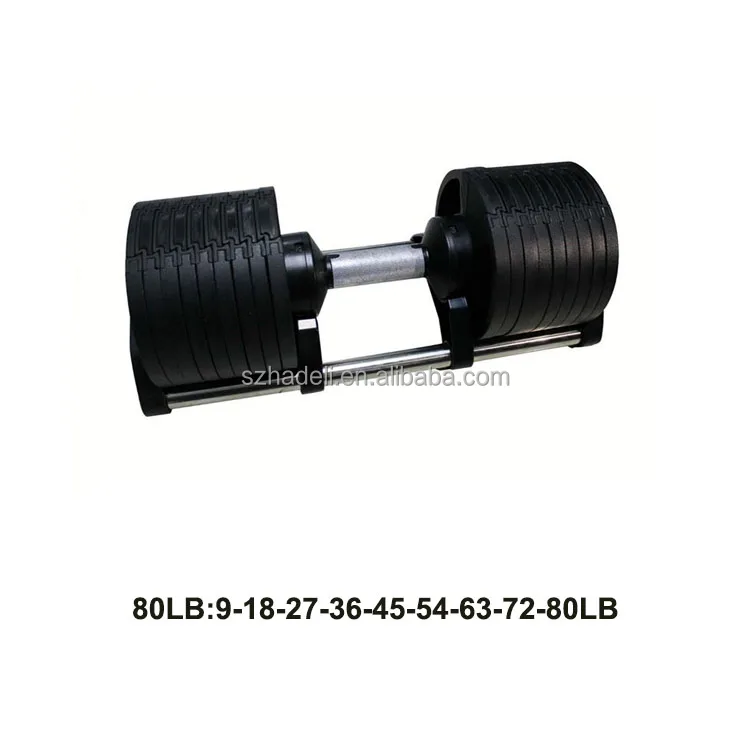 
Useful Fitness Equipment 80 LB Weights Adjustable Dumbbell for Gym Club 