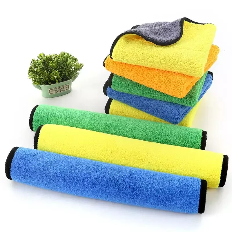 Wholesale Super Water Absorbent car cleaning products 40*60cm 800gsm Microfiber Car Detailing Polishing kit Towel Wax Cloth