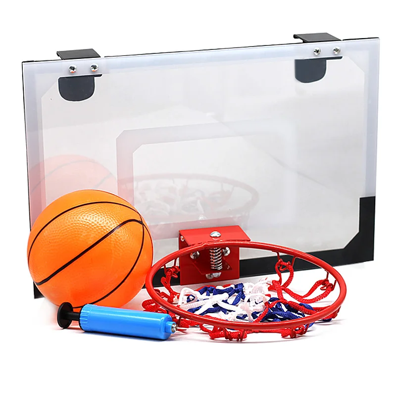Custom hoop hang on door mini indoor basketball basketball net and hoop for kids