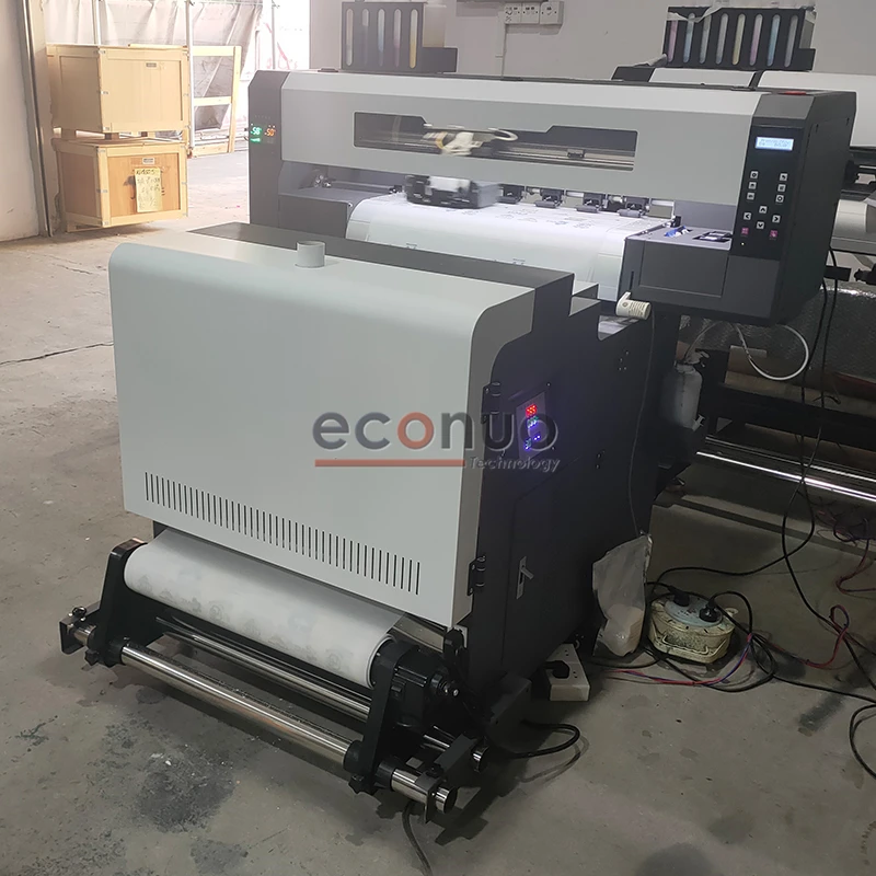 New All in one NY-A1DF 2 heads Transfer PET Film Pigment Printer 60cm Double I3200 Heat transfer pet film printer + shaker whole