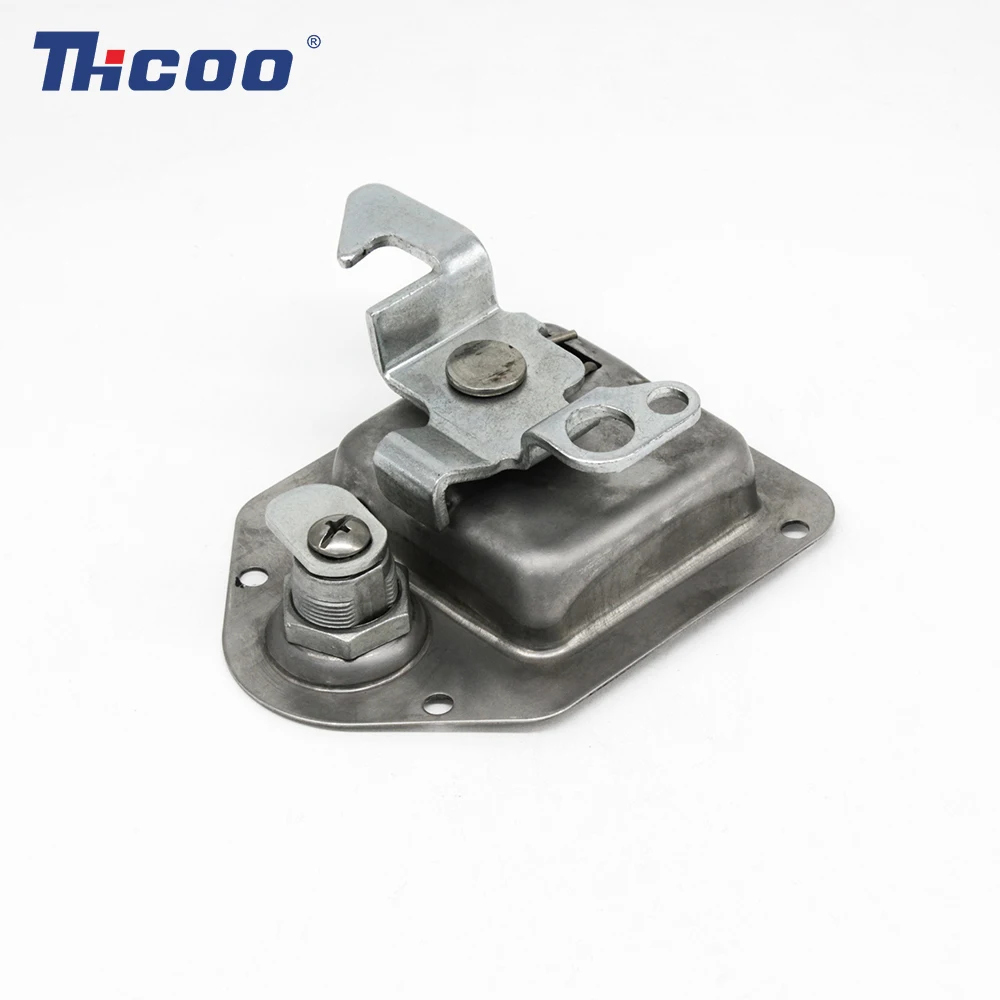 Stainless Steel SUS304 Flush Mount Truck Toolbox Door Locks Paddle Latch Lock
