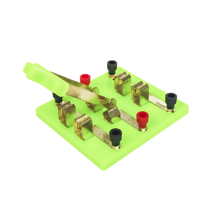 Physical Electricity Teaching Equipment Double Pole Switch Double Pole Double Throw Switch