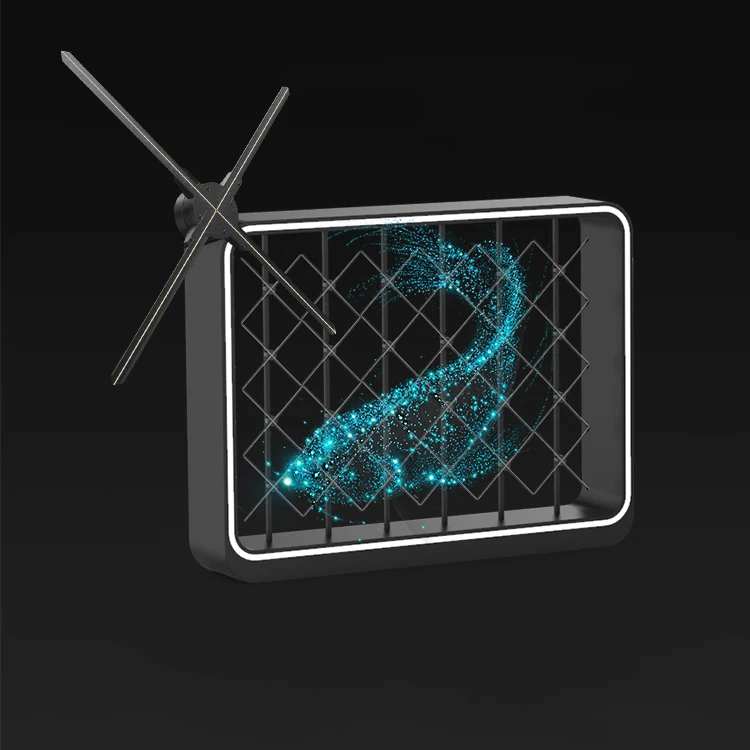 HDFocus 65cm 3d Hologram Advertising Fan 1*3 Wifi Hologram Led Fan With 1024hd Resolution