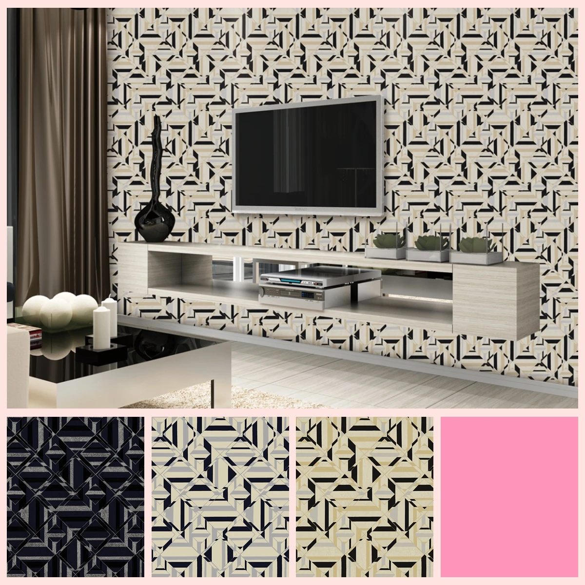 Special designs wallpaper pvc wall paper decorative waterproof home wallpaper suppliers