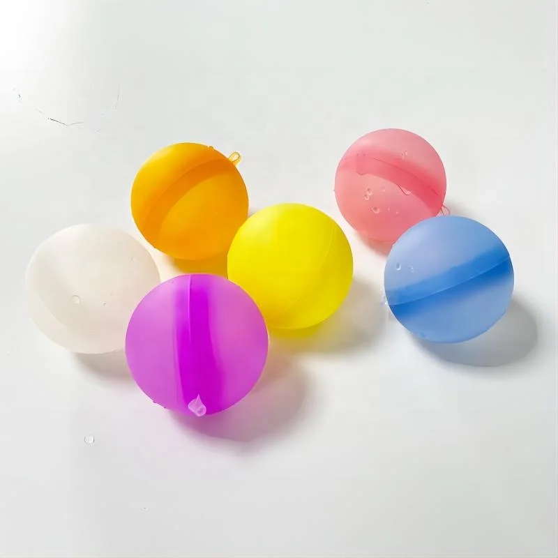 Summer Pool Water Balloons Bomb Splash Silicone Refillable Water Ball For Kids Quick Fill Reusable Water Balloon