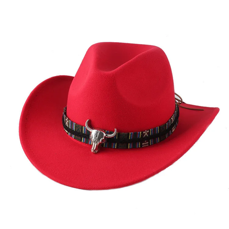 Made in China design winter Western fedora cowboy hat for men and women (1600335002257)
