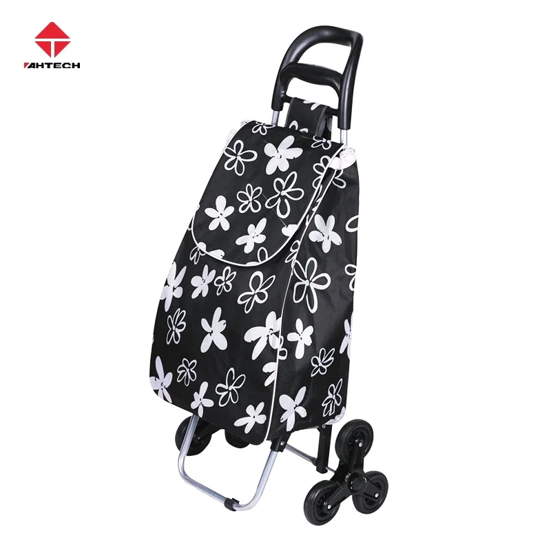 Wholesale Cheap Reusable foldable Shopping Cart Bags Trolley Shopping Folding Cart