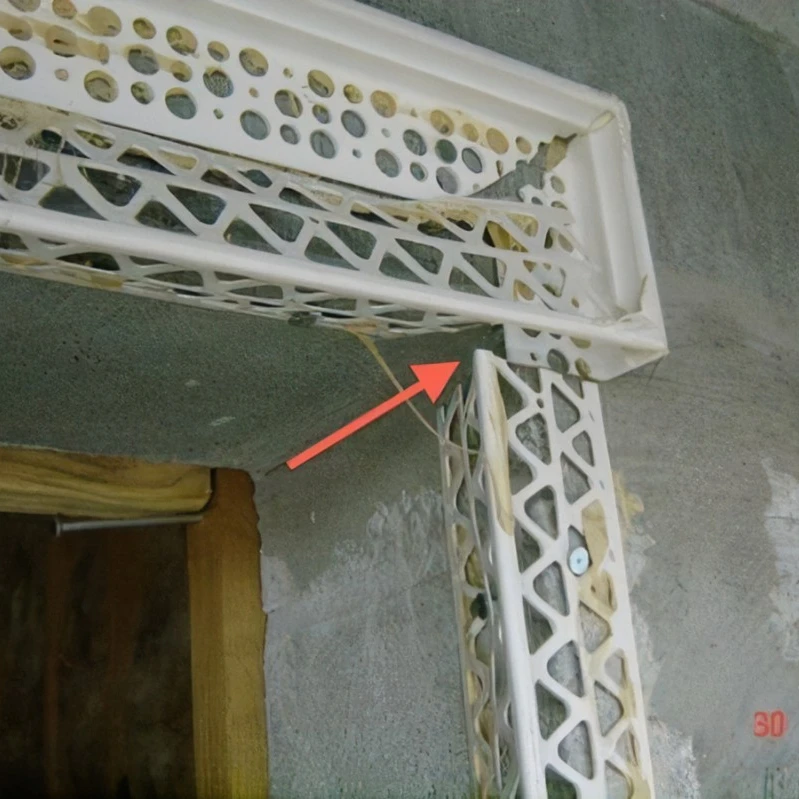 Лидер продаж белая виниловая угловая бусина для штукатурки и