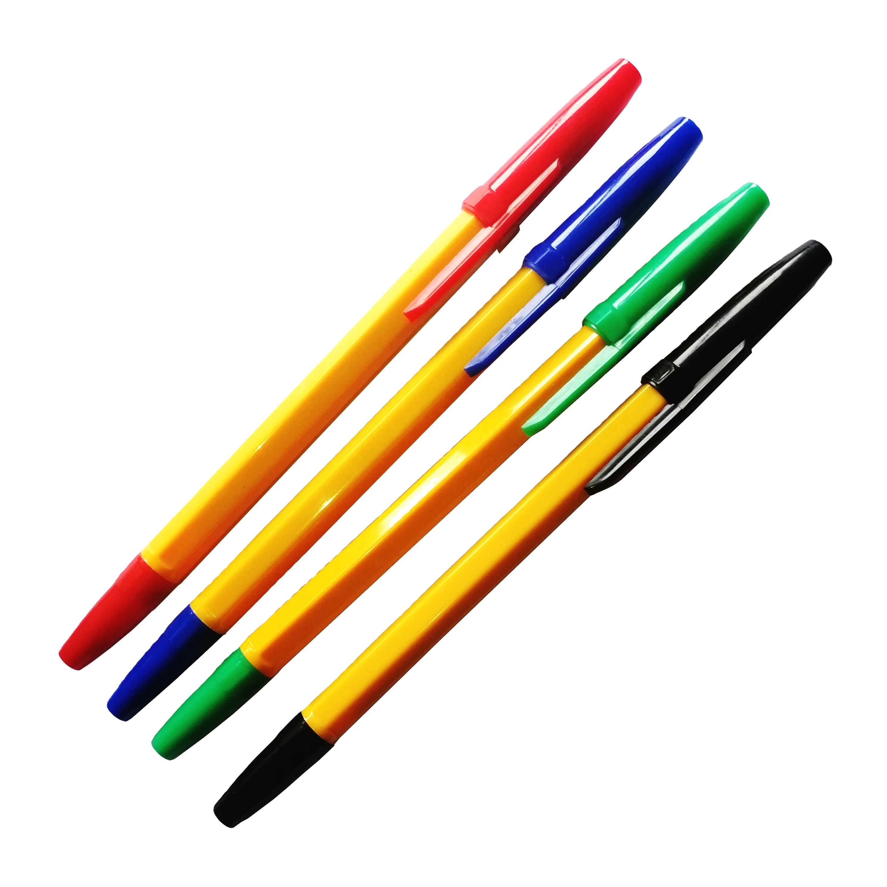 Good Quality Long Writing Promotional Plastic Stick Ball Point pens