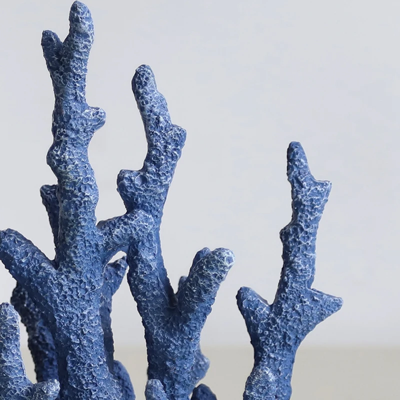 Redeco New Material Novelty Resin Coral Home Decor Sculpture Simulation Coral Ornament Resin Crafts For Gifts Home Decoration