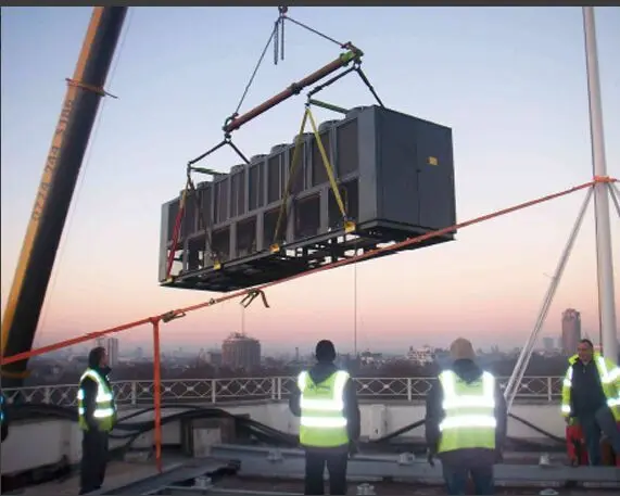 Plastic Extrusion Cooling PVC or PE or HDPE Line 100 Ton or 100RT  Air Cooled Industrial Water Chiller Machine Cooling system