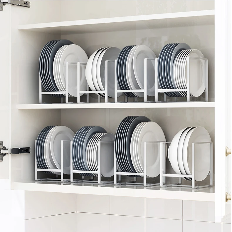 Unique Design Home Kitchen Tableware Storage Dishes Cupboard Cabinet Drain Rack