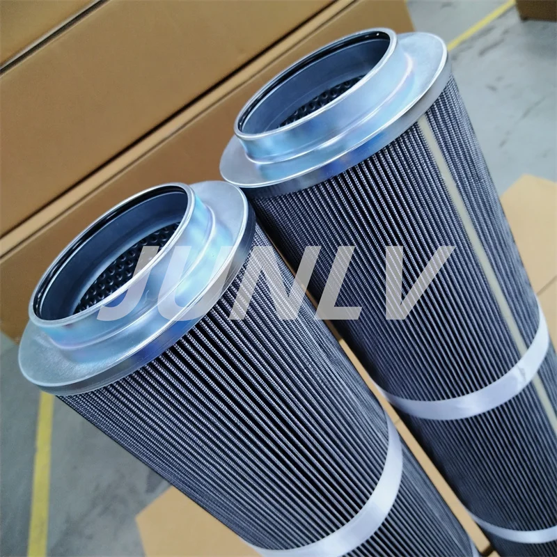 JUNLV High Quality Filter element Made of Stainless Steel Woven Mesh OEM 40 Micron Hydraulic Oil Filter Element