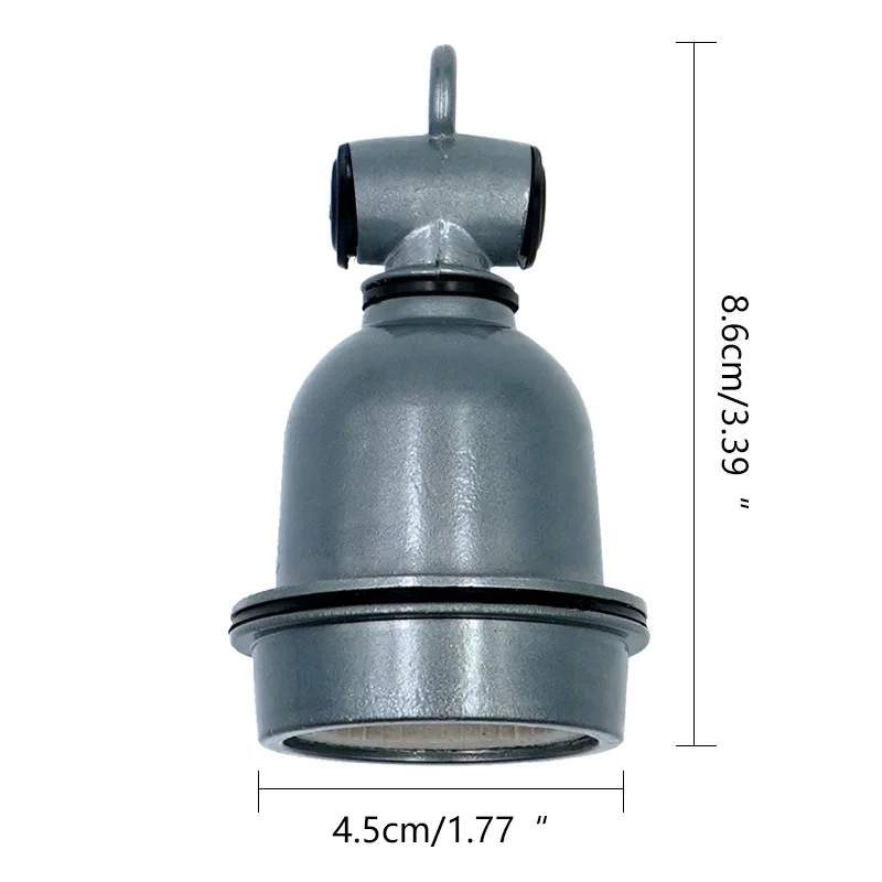 Reptile Heating Lamp Holder Bulb Light Holder Heating Spiral Light Socket Ceramic Reptile Lamp Holder