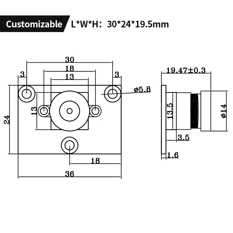 OV9732 sensor Motion camera network camera USB camera module